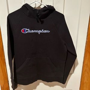 Champion all black hoodie